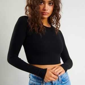 Long sleeve Cropped tee